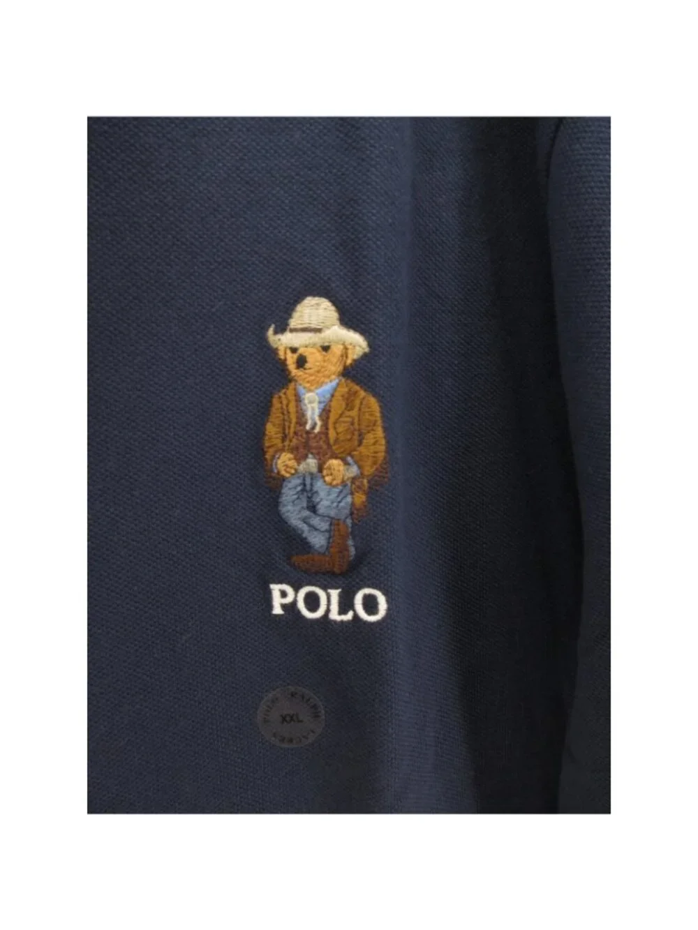 Polo Ralph Lauren Denim Supply Polo Shirt XXL Cowboy Bear Pullover
